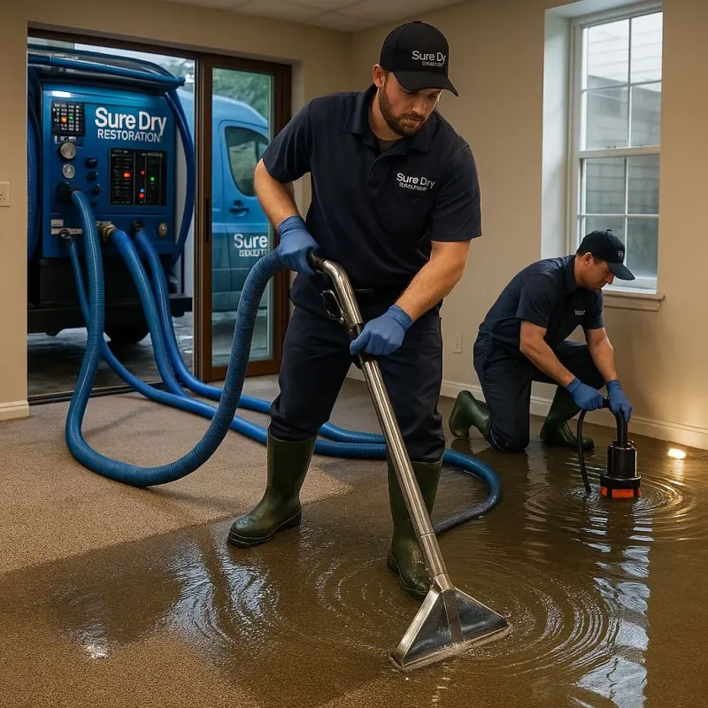 Water Extraction and Removal process in Vandergrift, PA